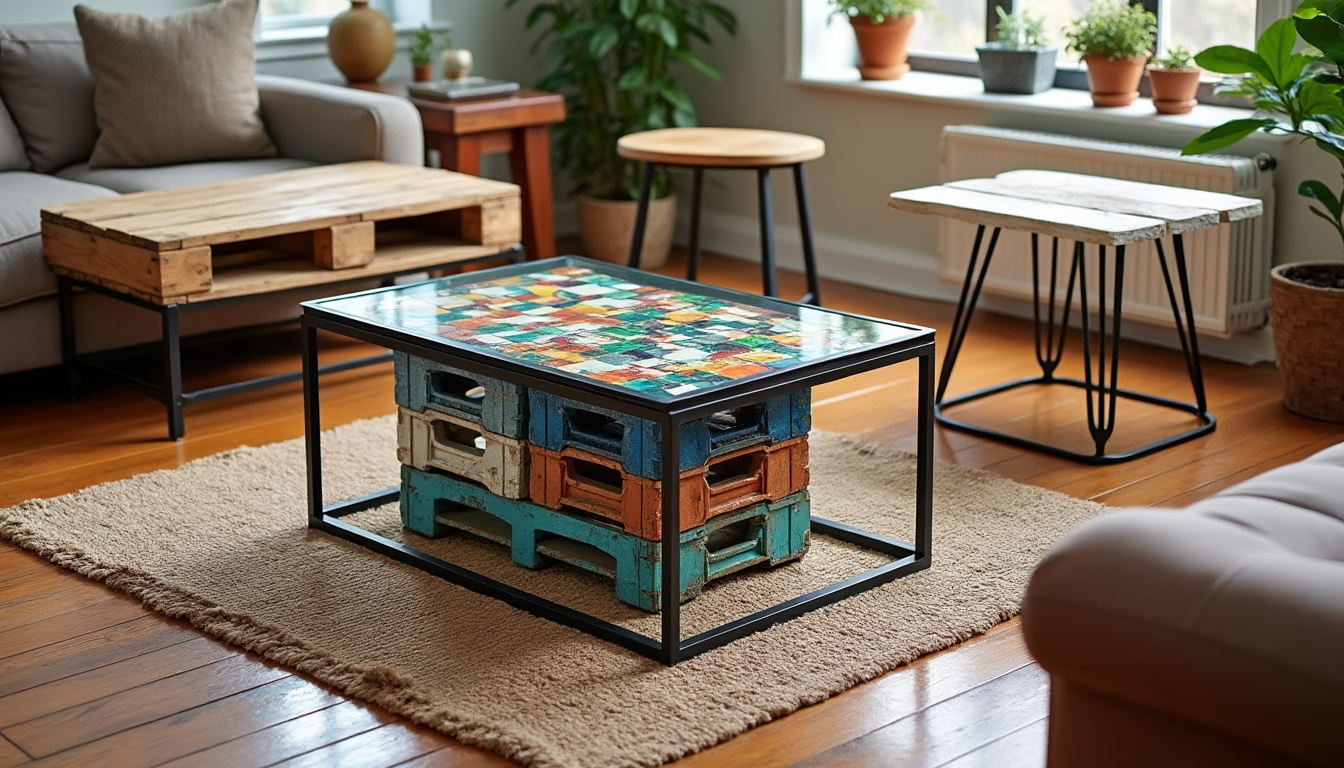 découvrez 5 idées créatives et écologiques pour fabriquer une table basse unique à partir de matériaux recyclés. inspirez-vous de notre sélection pour donner une seconde vie à vos objets et décorer votre salon de façon originale.