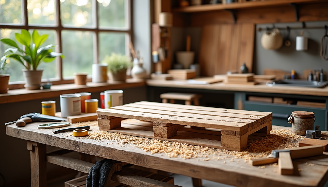 découvrez comment fabriquer facilement un banc d’entrée tendance et pratique en recyclant des palettes. astuces, matériel et étapes détaillées pour un diy récup économique et écologique !