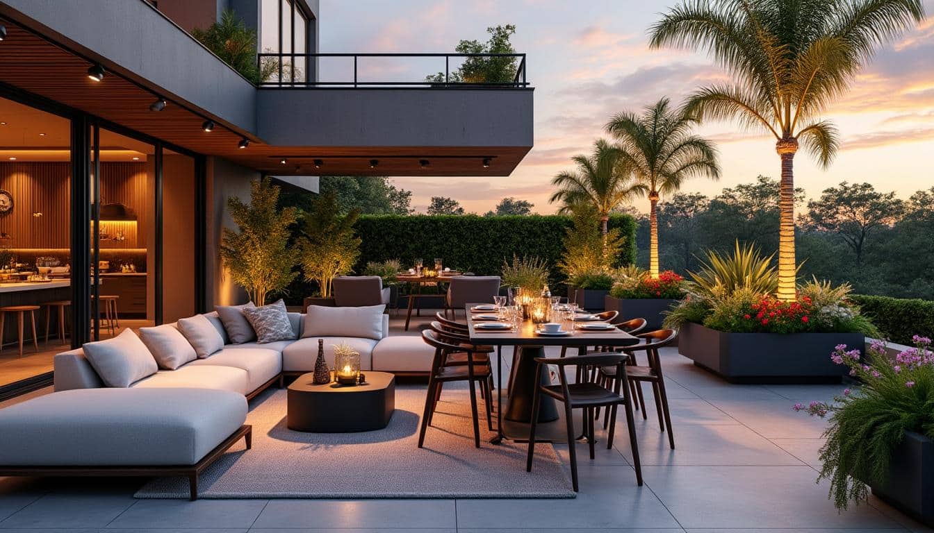 découvrez nos idées déco tendance pour transformer votre terrasse en un espace convivial et moderne, parfait pour profiter de l’extérieur en famille ou entre amis !